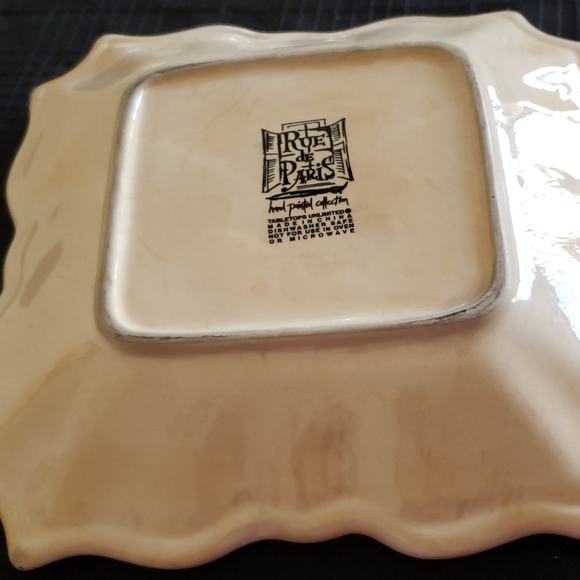 Rue de Paris French Window Plate. - Picture 3 of 6